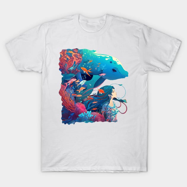 Marine Life T-Shirt by Billy23-Shop